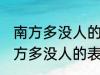 南方多没人的表达方式以什么为主 南方多没人的表达方式以啥为主