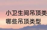 小卫生间吊顶类型有哪些 小卫生间有哪些吊顶类型